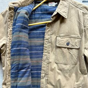 Faherty Stretch Blanket-lined CPO Jacket - Deep Wheat - Size Large - never worn